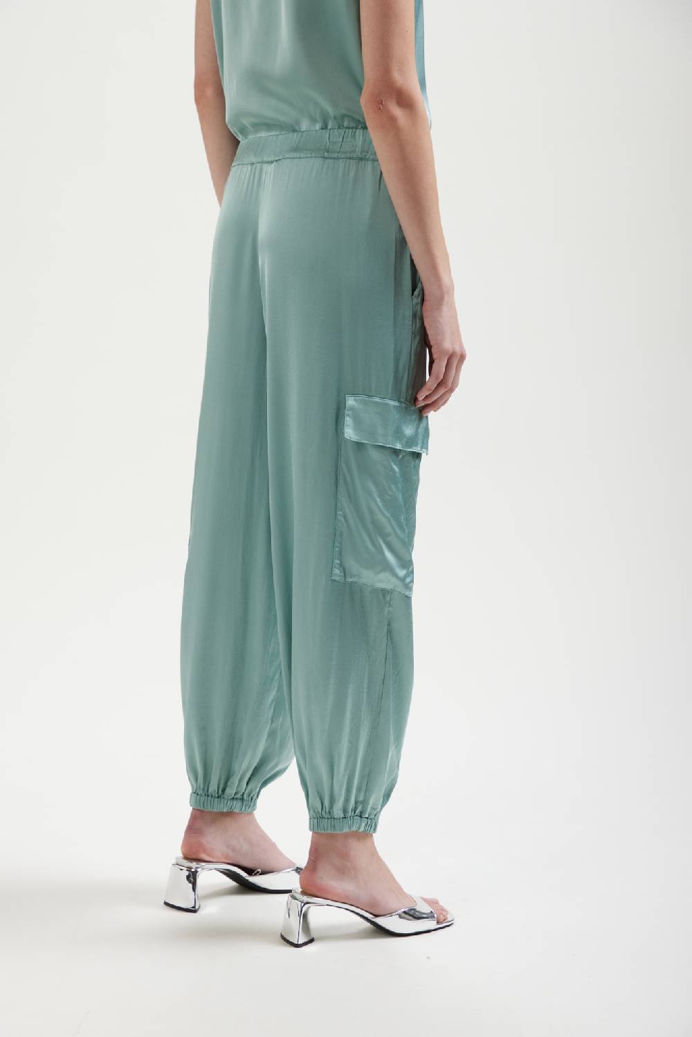 Kangra Cashmere Pantalone Cargo In Viscosa Stretch I Più Venduti