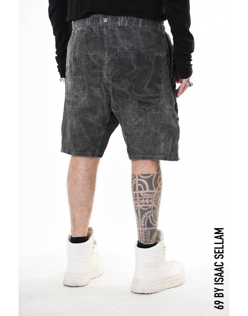 La haine inside us GUSSETS SHORT GRILLAGE PLOMB Offerte