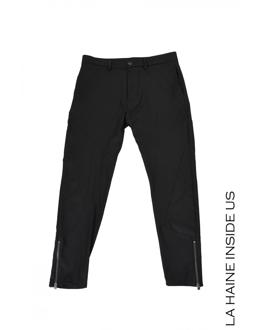 La haine inside us 3B LM198 PANTALONE Nero Saldi Di Fabbrica