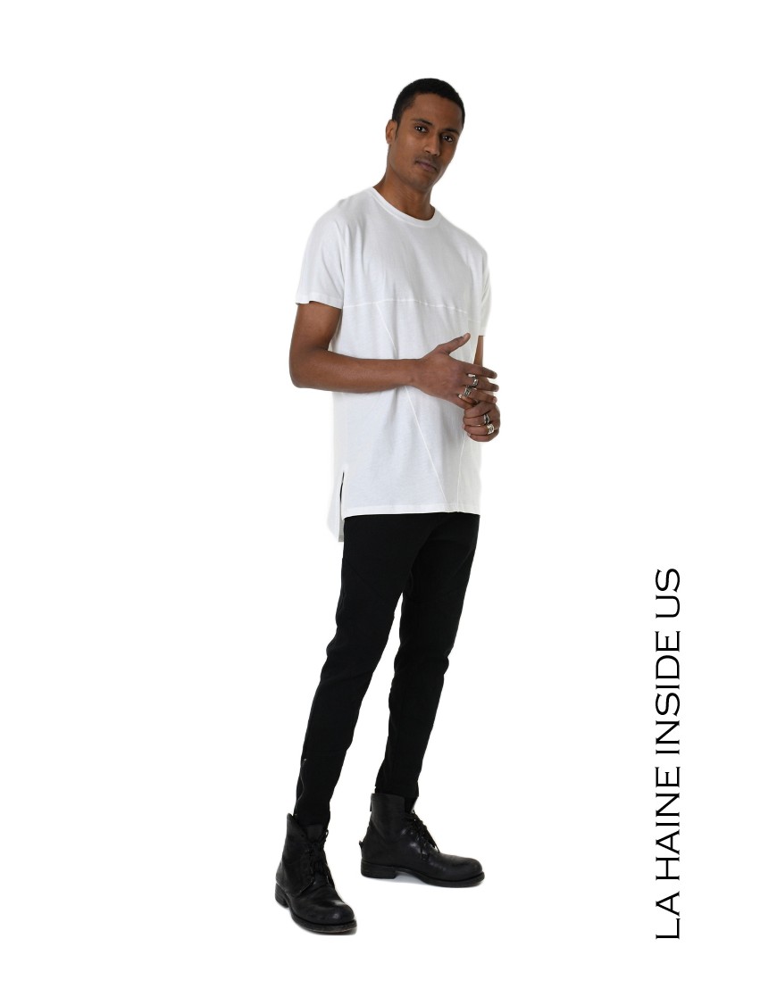 La haine inside us 3M LM216 T-SHIRT Bianco In Vendita