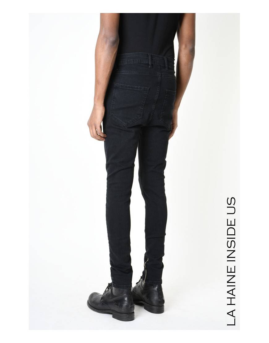 La haine inside us 3X LM217 JEANS Nero Sottocosto