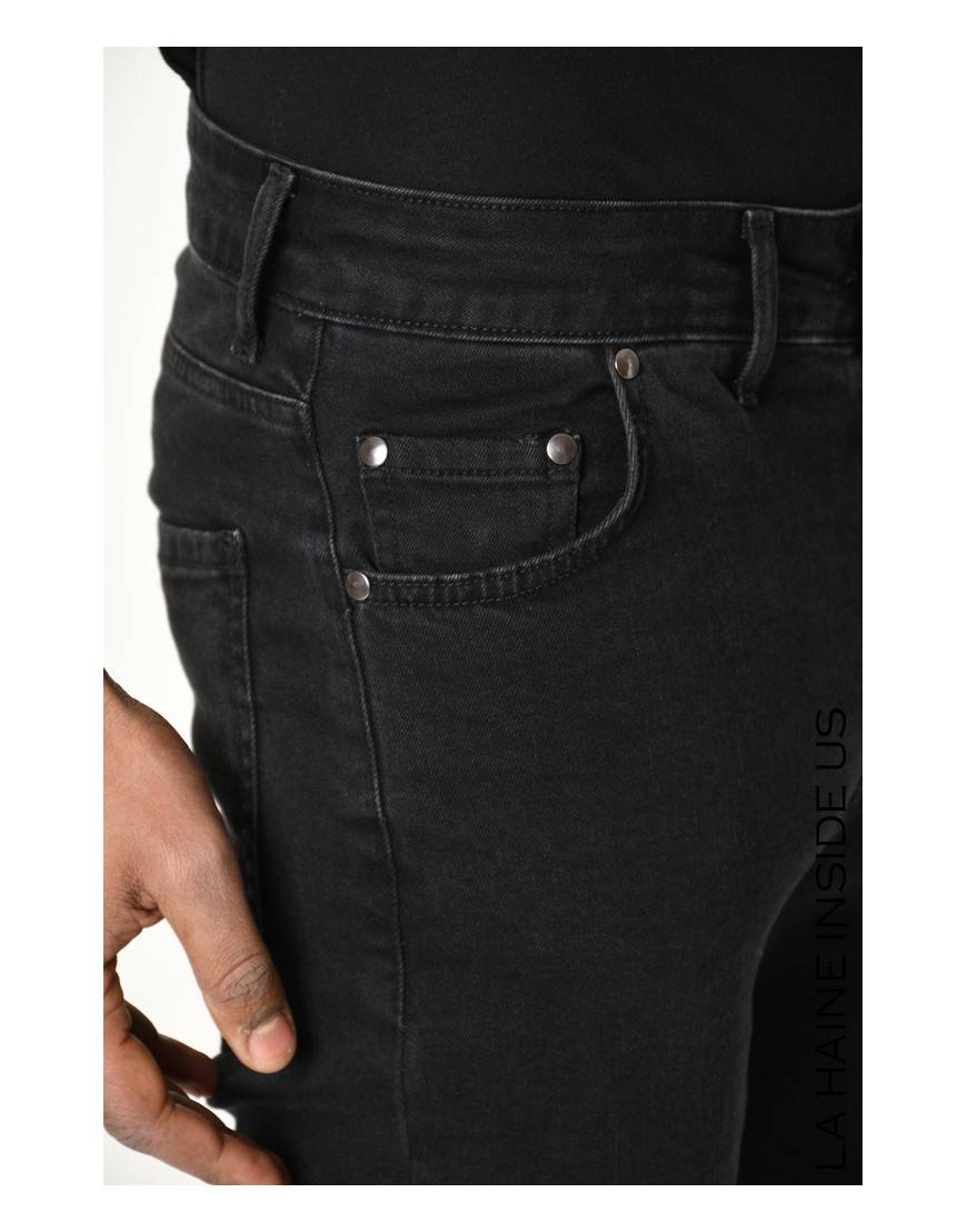 La haine inside us 3X LM217 JEANS Nero Sottocosto