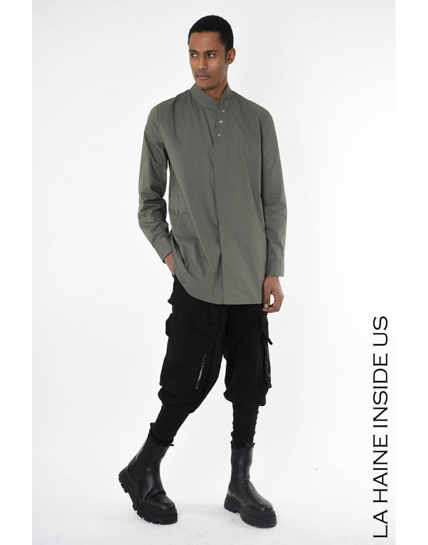La haine inside us 3R LM226 CAMICIA Verde Nuova