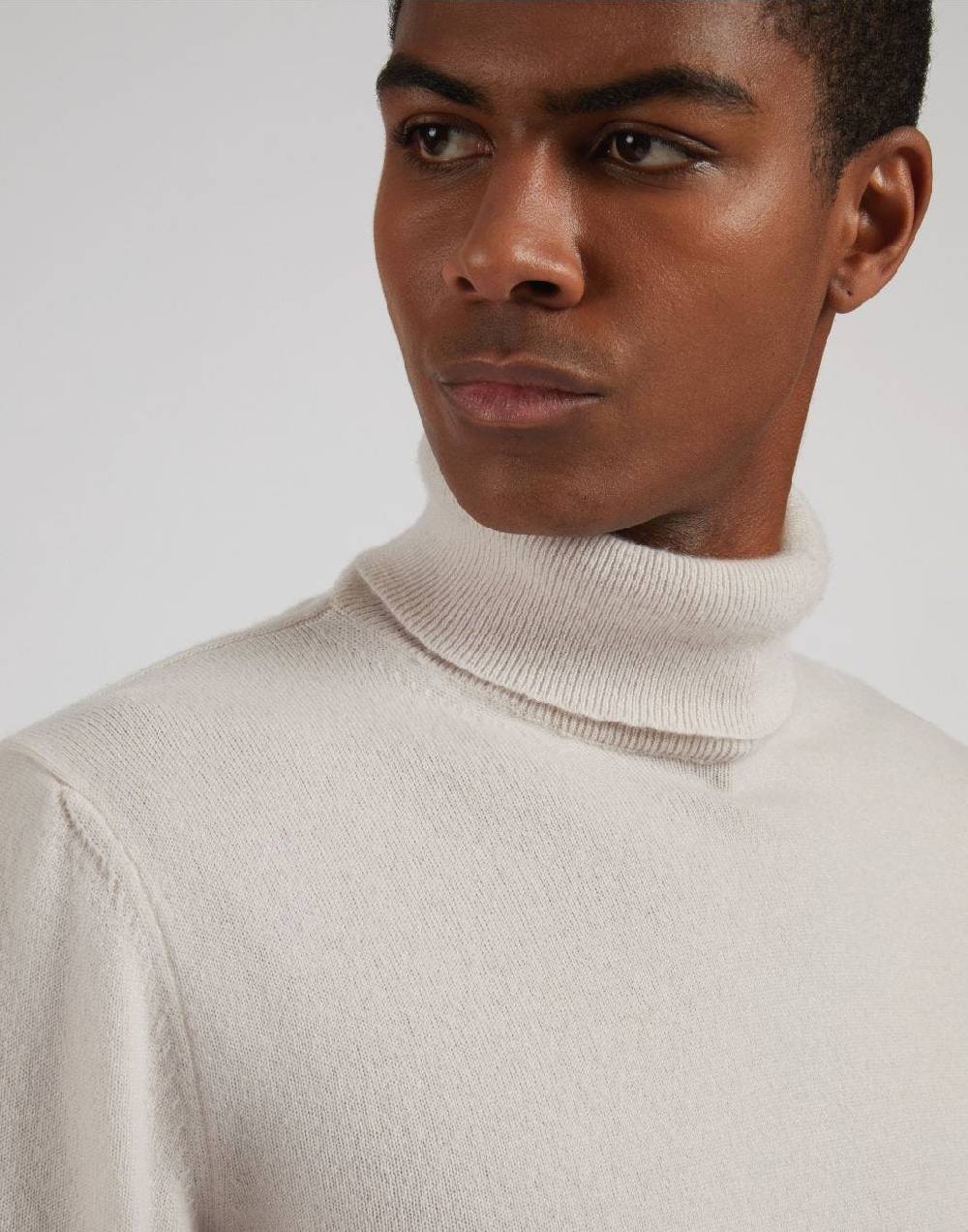 Lardini Dolcevita beige in 100% puro cashmere cariaggi Sconto