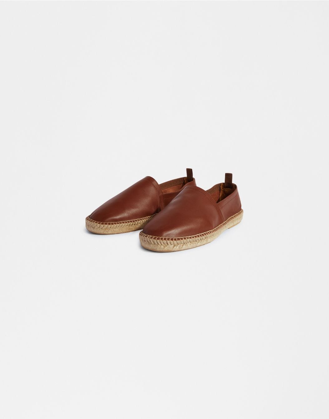 Lardini Espadrillas in vitello scamosciato semilucido marrone Offerta