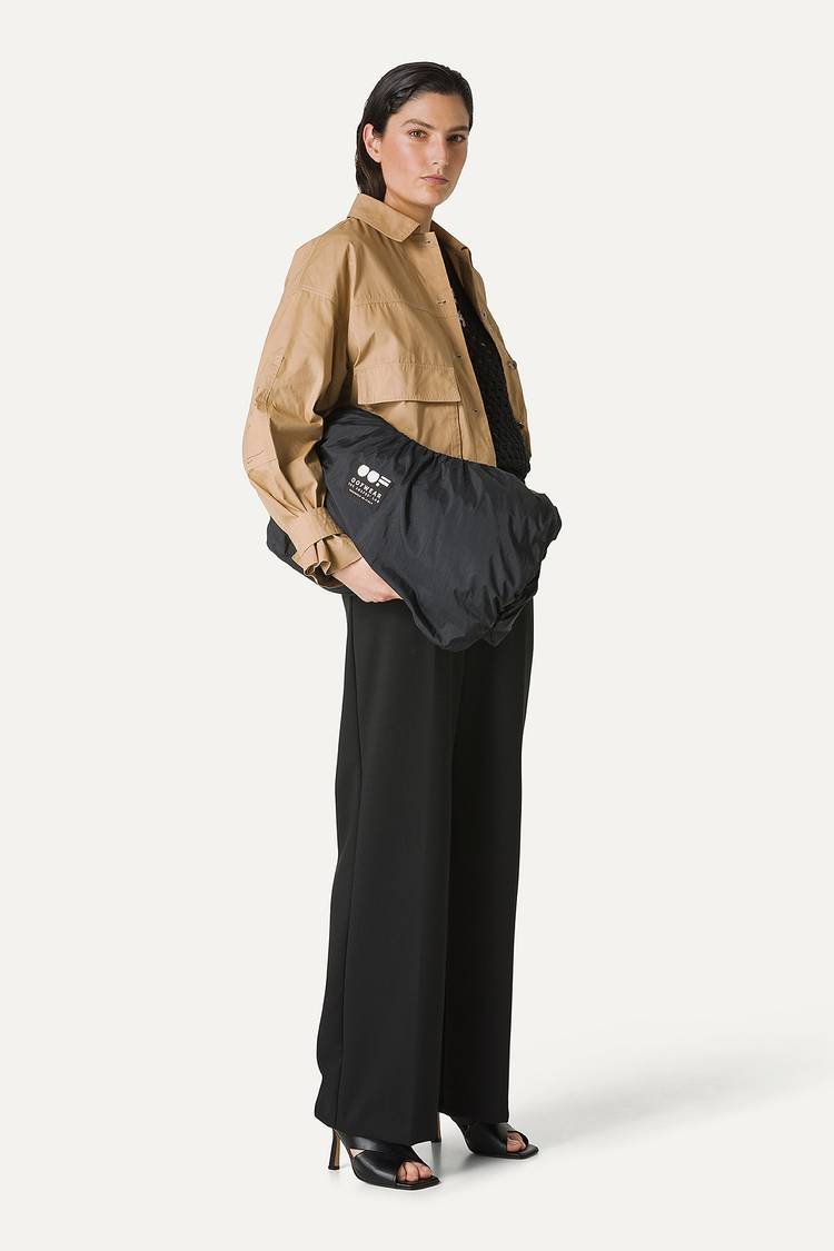 Oof Wear GIACCA CORTA IN GABARDINA DI COTONE LEGGERO 9205 - NATURALE Soddisfazione Garantita