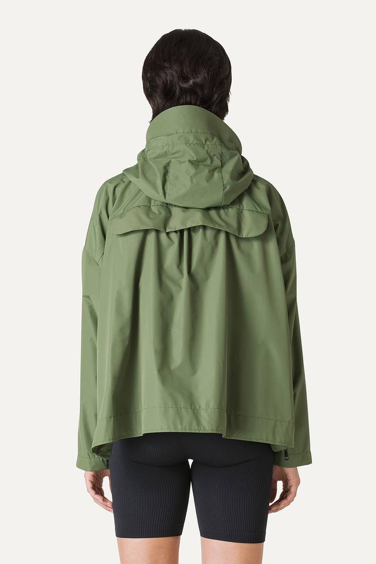 Oof Wear GIACCA CORTA IN NYLON CON INTERNO ARGENTO 9214 - VERDE OLIVA Fino Al -60%