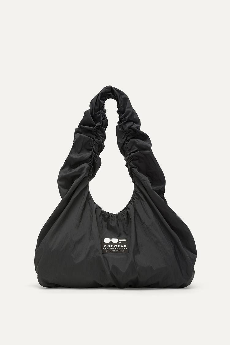 Oof Wear BORSA A SPALLA IN NYLON CRINCLE WATER REPELLENT 3079 - NERO 2025