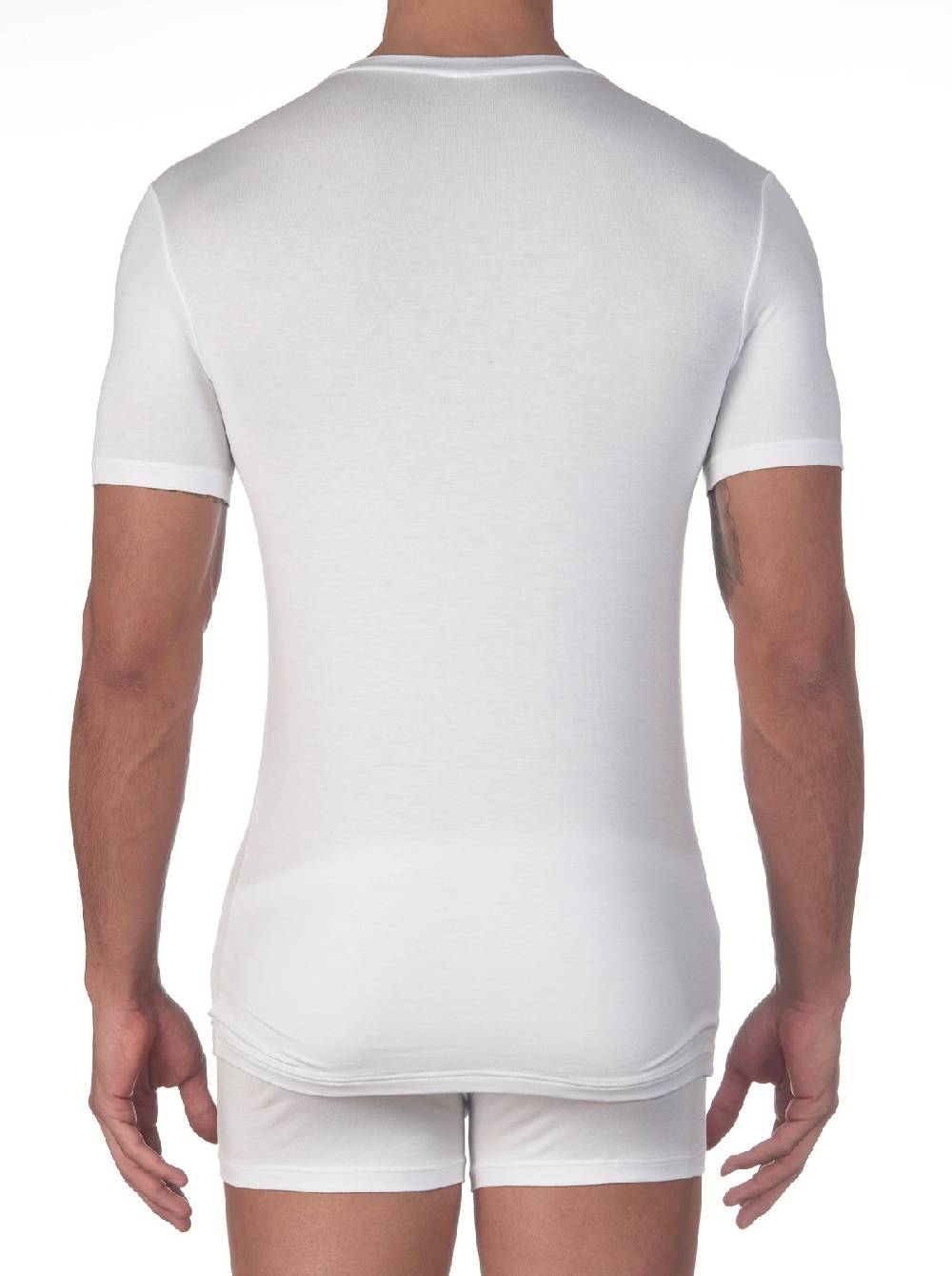 Oscalito T-shirt con scollo a V in micromodal 1576 Nuova