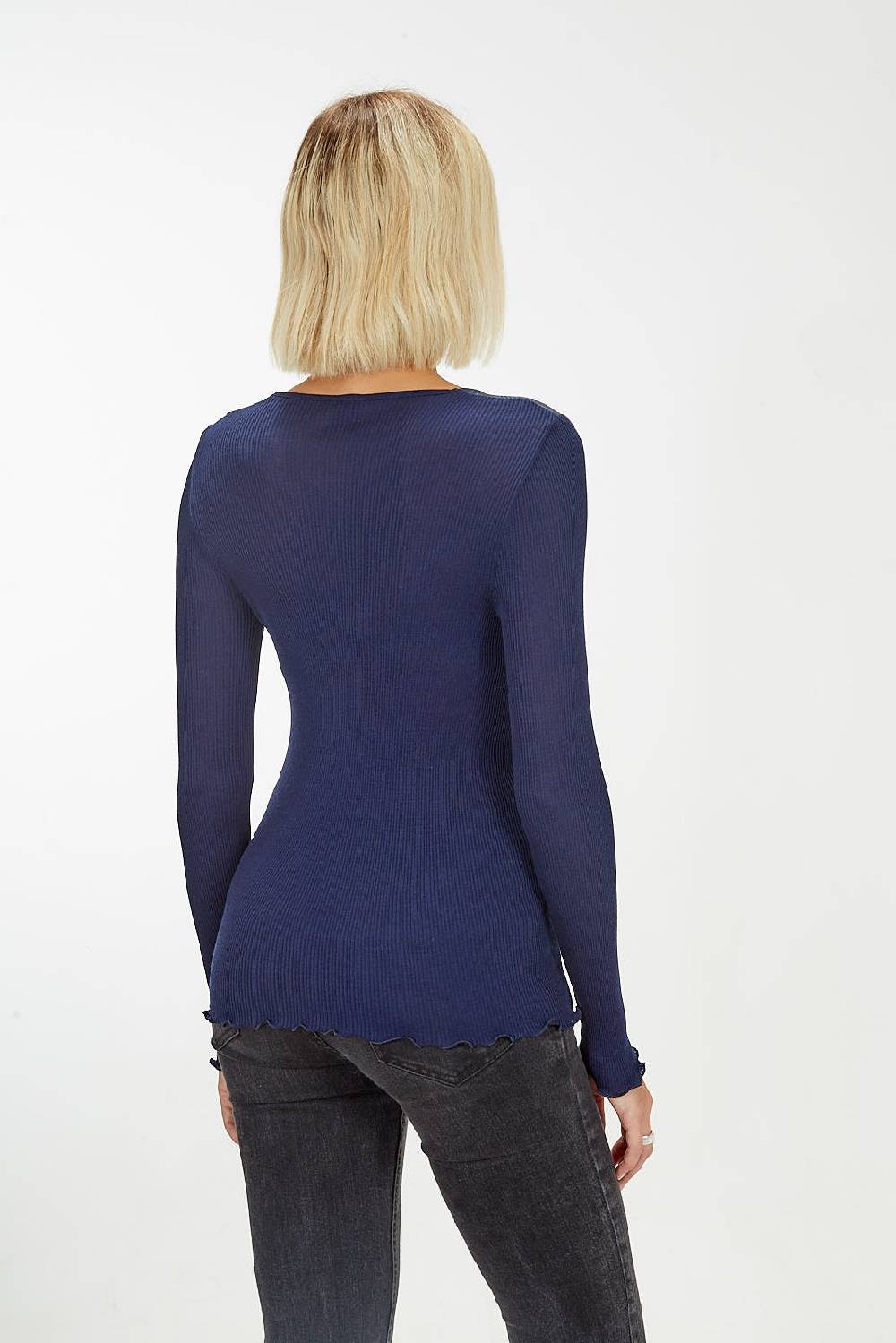 Oscalito Camicia a maniche lunghe in Lana e Seta con Macramè Tartan 5806 Vendita
