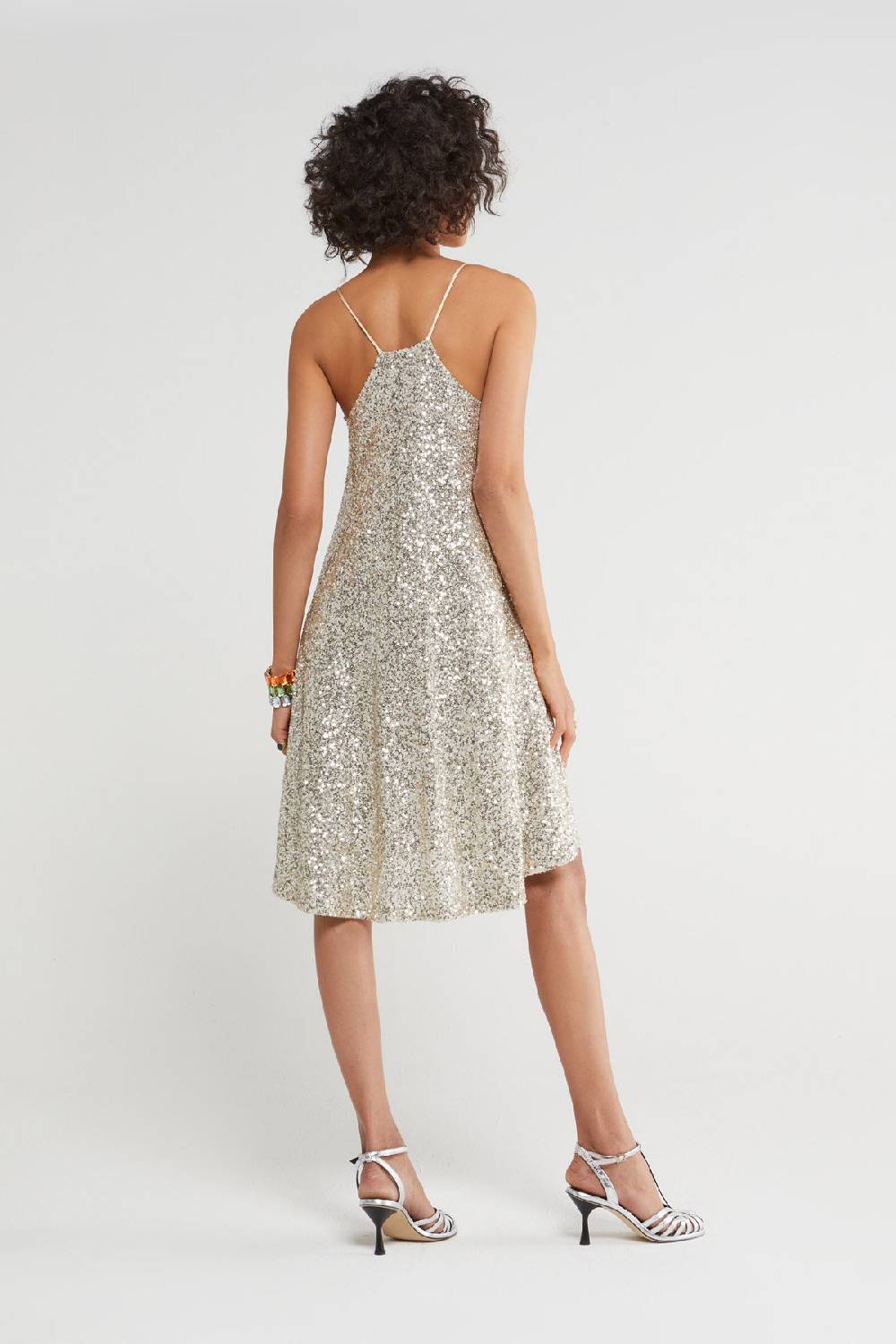 ottod'Ame Short dress with sequins Affare Del Giorno