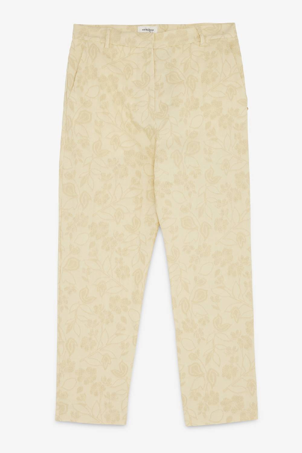 ottod'Ame Linen blend trousers with embroidery 2025