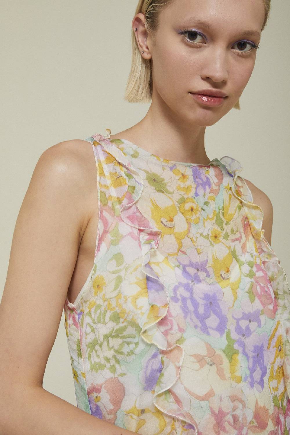 ottod'Ame Viscose midi dress Promozione Limitata
