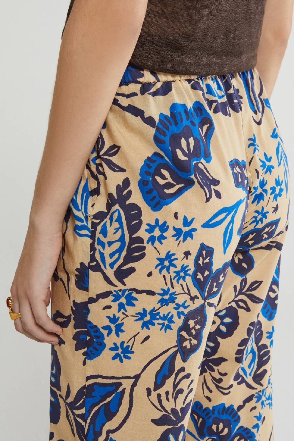 ottod'Ame Cotton ankle length trousers Spedizione Gratuita