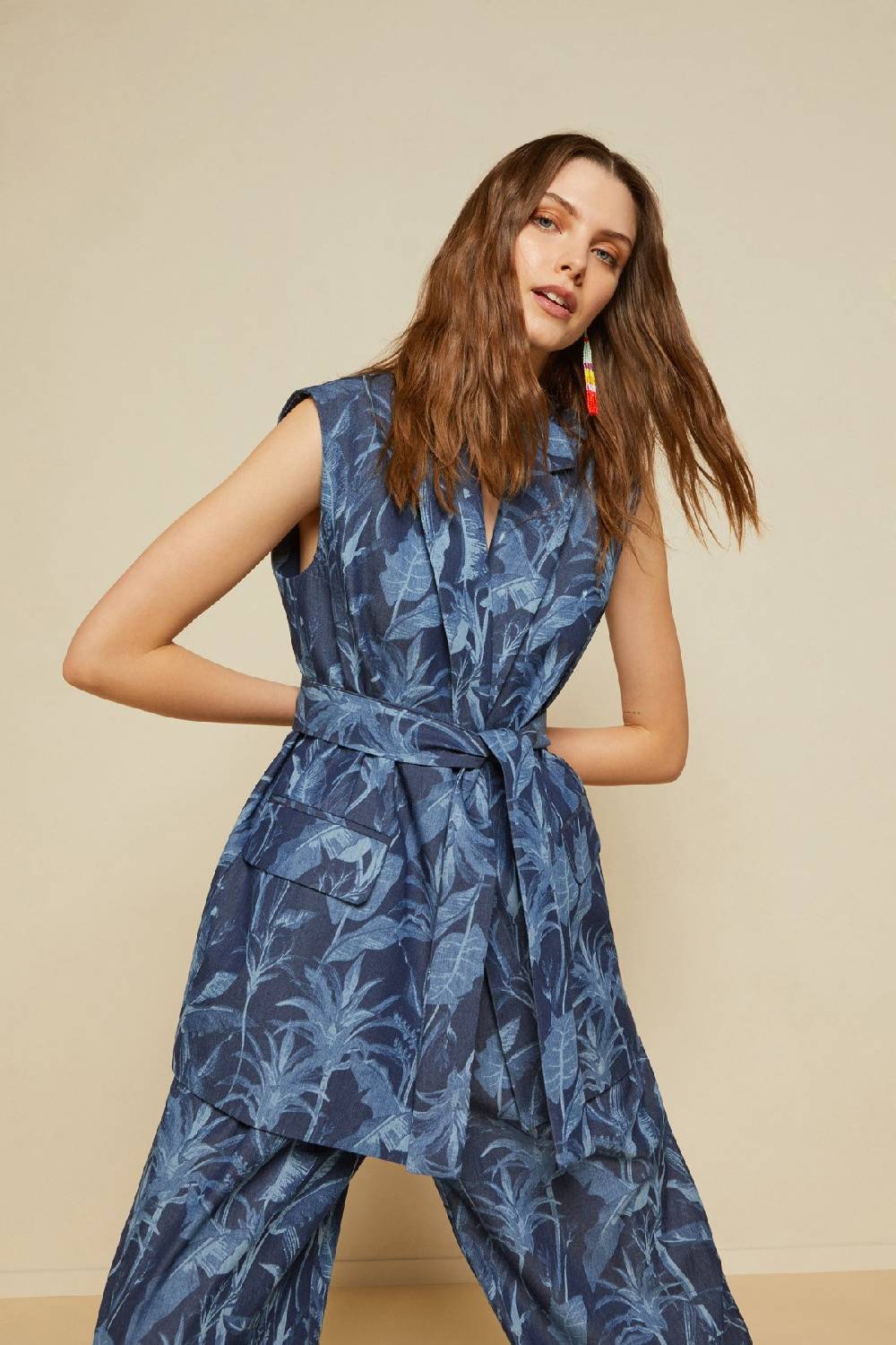ottod'Ame Cotton sleeveless jacket Presa