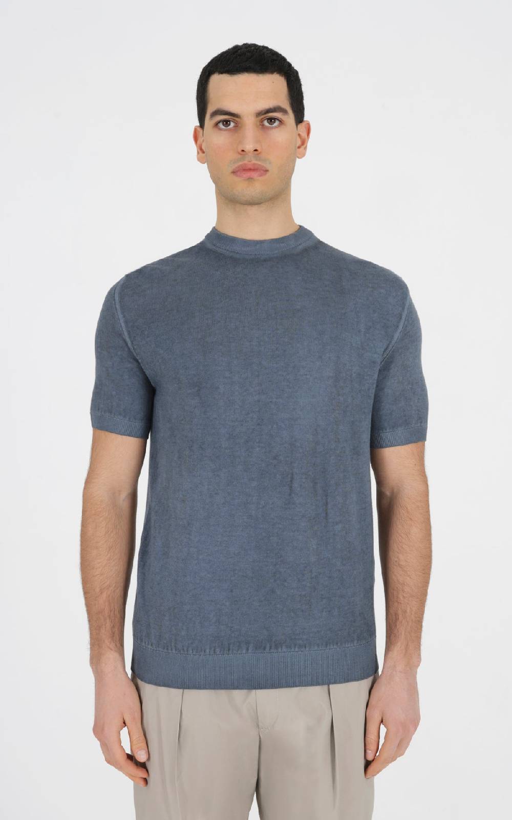 Outfit Italy Maglia girocollo con effetto tintura a freddo I Più Venduti