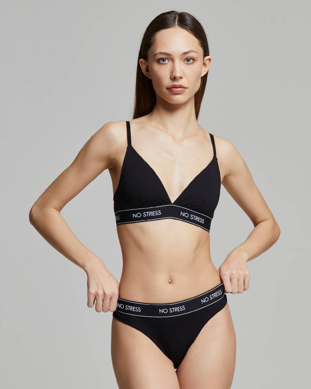 Pompea Bralette no stress cotone organico Presa