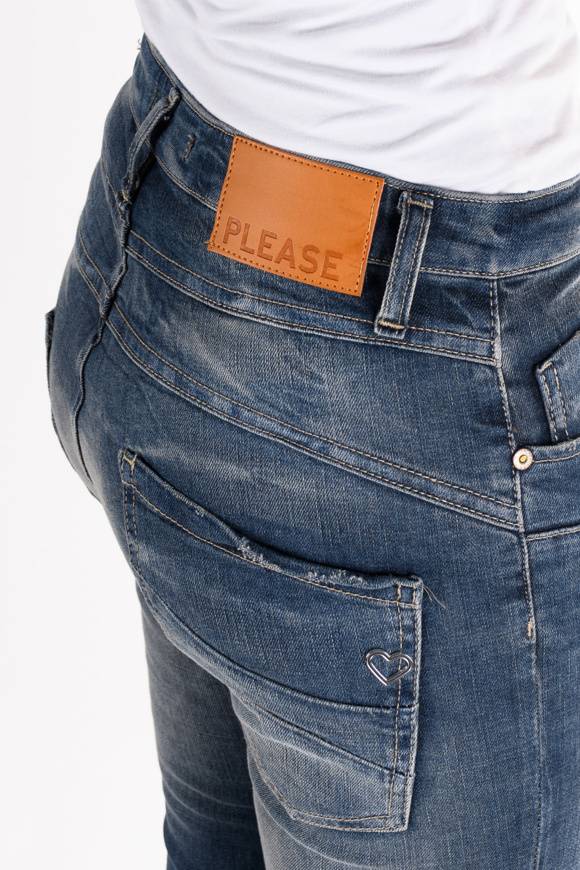 Please Jeans Please - Jeans P78 PL3 - Blu Denim Affare Del Giorno