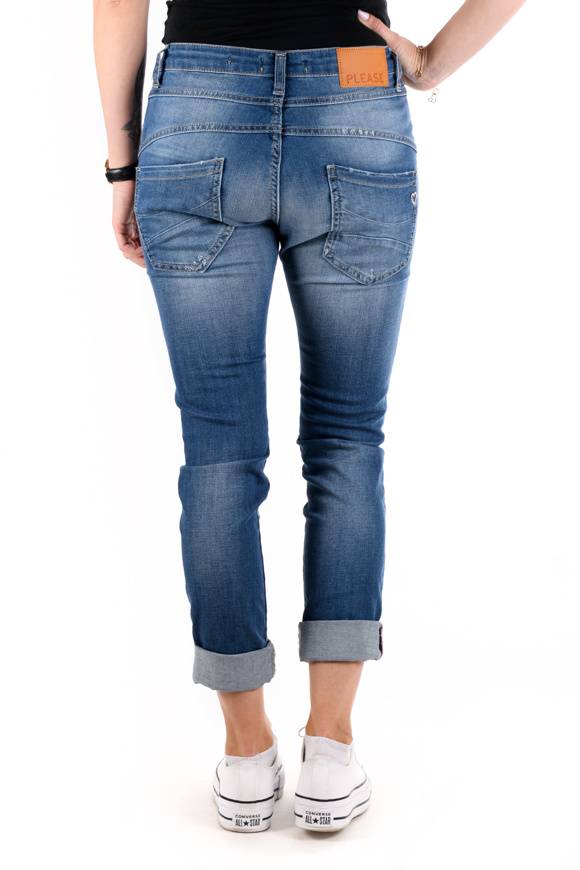 Please Jeans Please - Jeans P78 EHP - Blu Denim Offerta