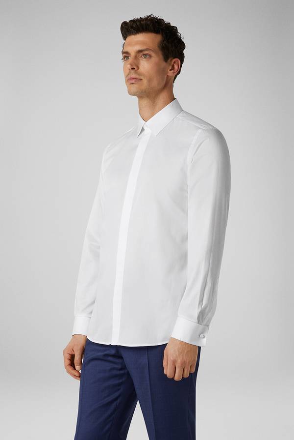 Pull Pal Zileri Camicia in puro cotone della linea Cerimonia con micro disegnature Outlet