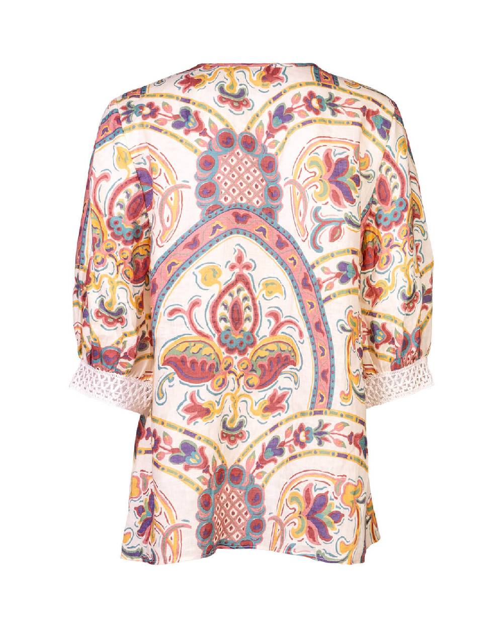Raffaela D´Angelo Camicia lino con passamaneria Promozione Limitata