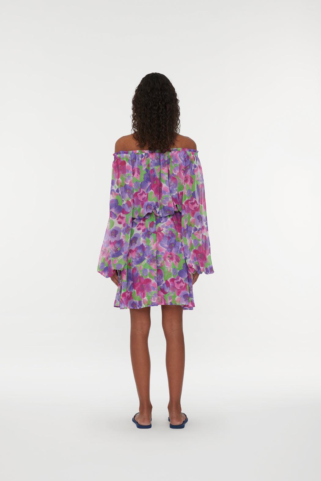 Reina Olga Light Flowy Mini Dress Sottocosto