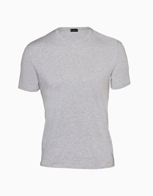 Lovable T-shirt girocollo Supima Premium Cotton in cotone elasticizzato, grigio melange Sconto