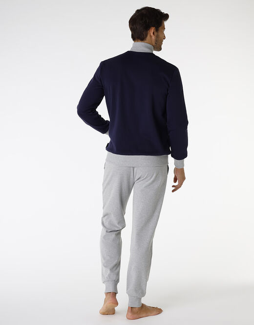 Lovable Homewear in cotone, blu navy e grigio melange Online