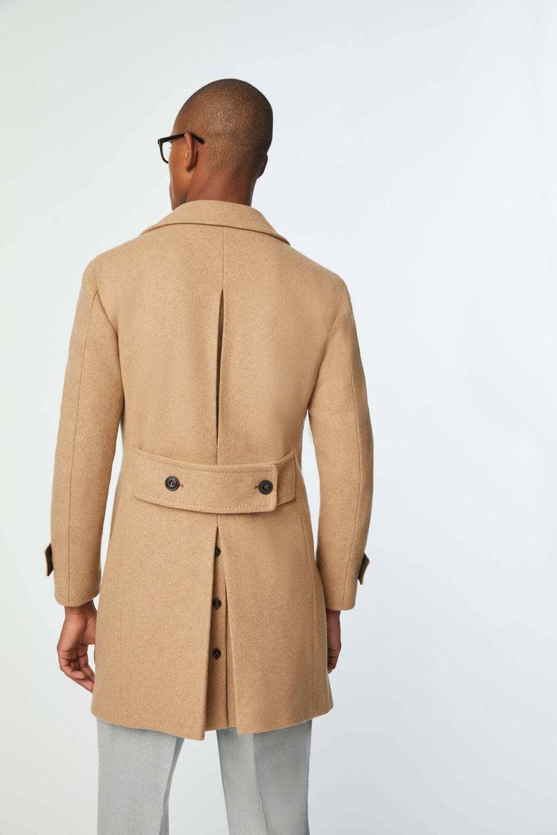 Lubiam Cappotto Chesterfield in jersey beige Cappotto Chesterfield in jersey beige Saldi Di Fabbrica