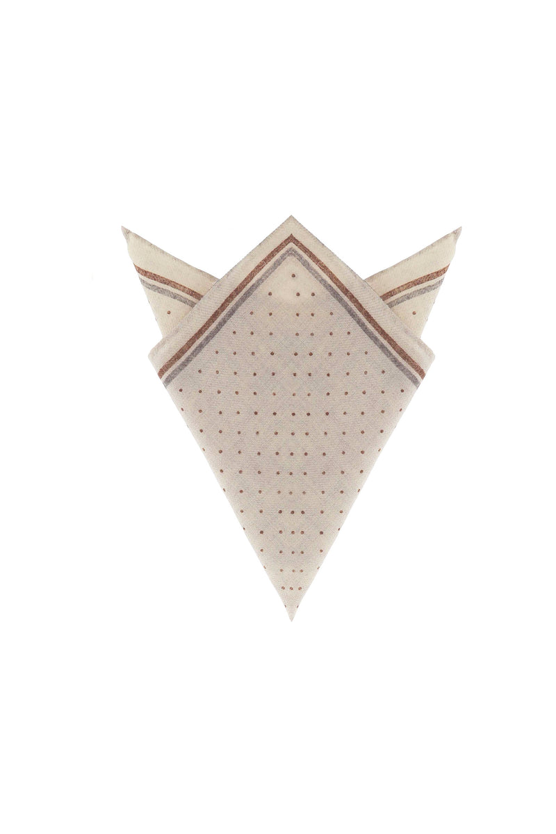 Lubiam Pochette beige fantasia micro-pois Pochette beige fantasia micro-pois Vendite Flash