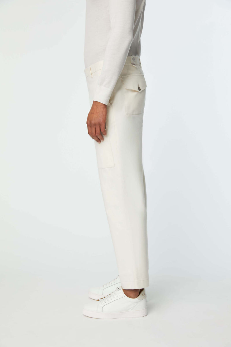 Lubiam Pantalone TONY non trattato bianco Pantalone TONY non trattato bianco Vendite Flash