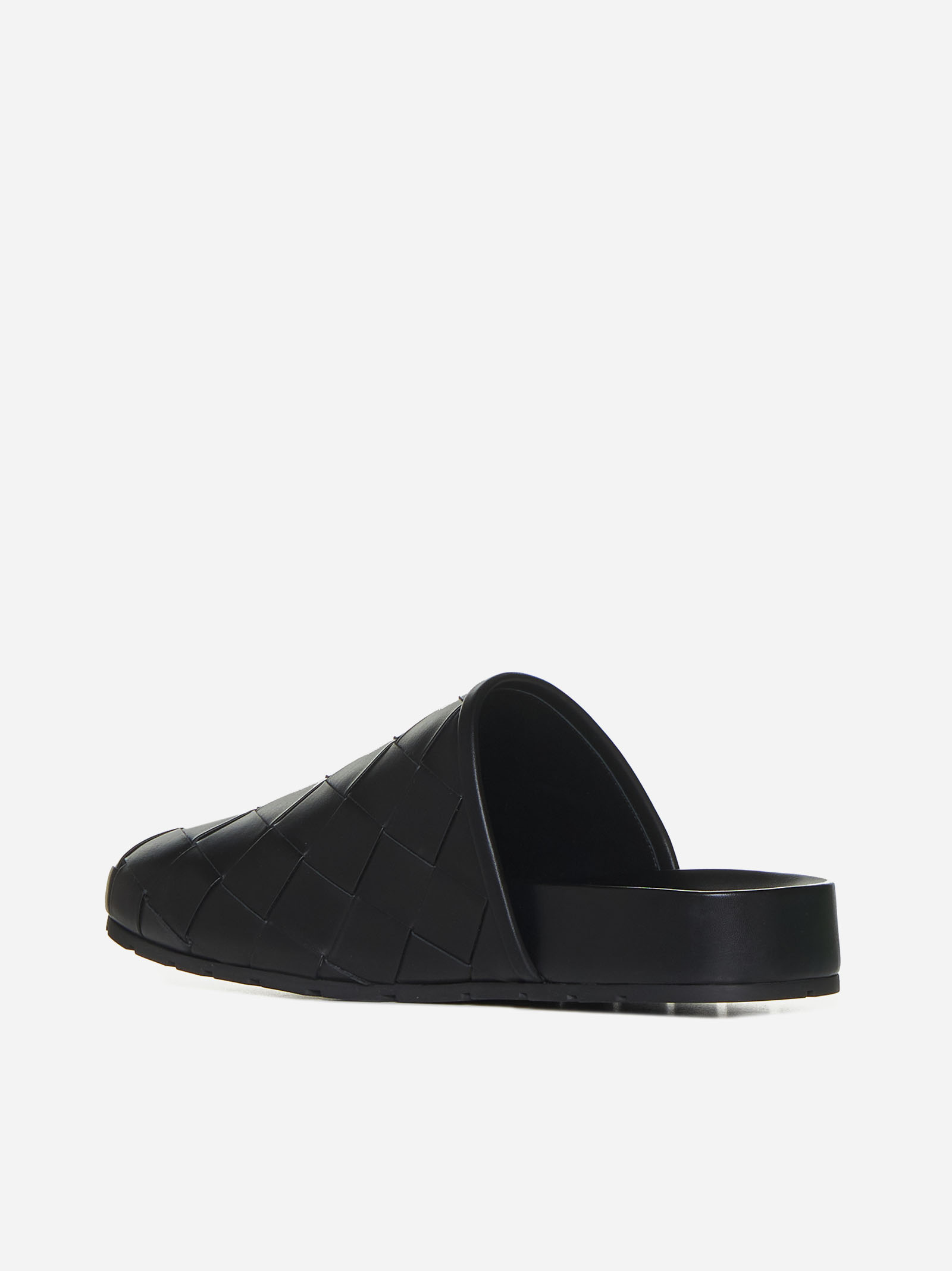 BOTTEGA VENETA Slippers Reggie in pelle Intrecciato Saldi Di Fabbrica