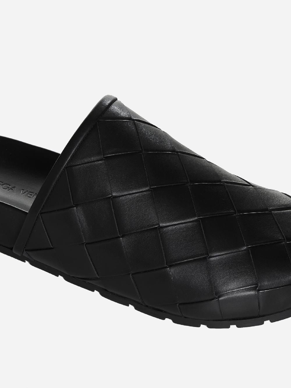 BOTTEGA VENETA Slippers Reggie in pelle Intrecciato Saldi Di Fabbrica