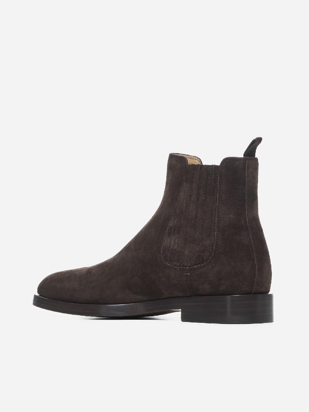 BRUNELLO CUCINELLI Stivaletti Chelsea in suede Sconto