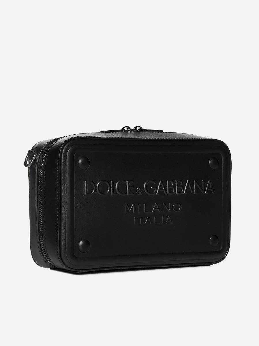 DOLCE & GABBANA Borsa in pelle con logo Online