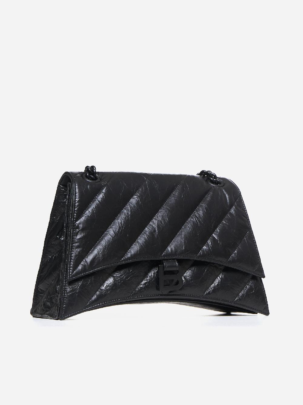 BALENCIAGA Borsa Crush Chain media in pelle Soddisfazione Garantita