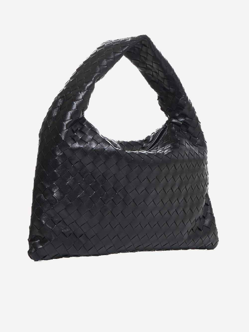 BOTTEGA VENETA Borsa Hop piccola in pelle Intrecciato Sottocosto