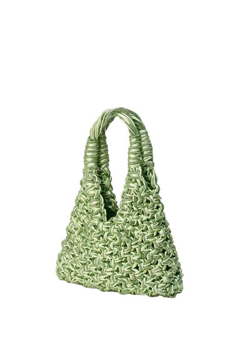 HIBOURAMA Borsa Vannifique In Satin Crisolite - HIBOURAMA Italy
