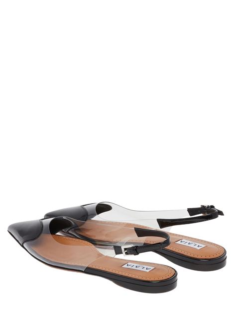 ALAIA Slingback Flat Le Coeur Nere - ALAIA Nuovo