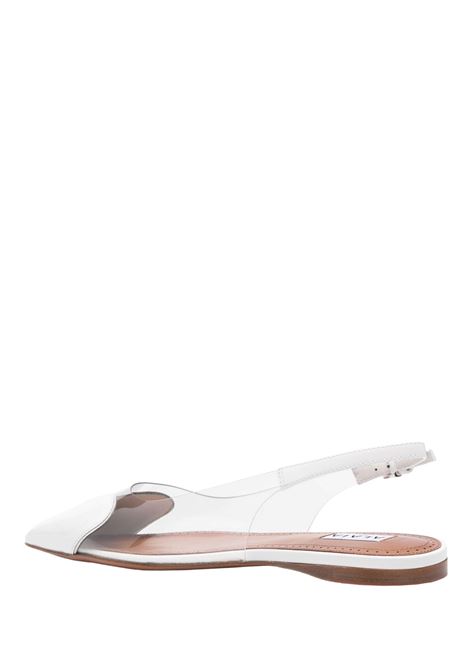ALAIA Slingback Flat Le Coeur Bianche - ALAIA Qualità