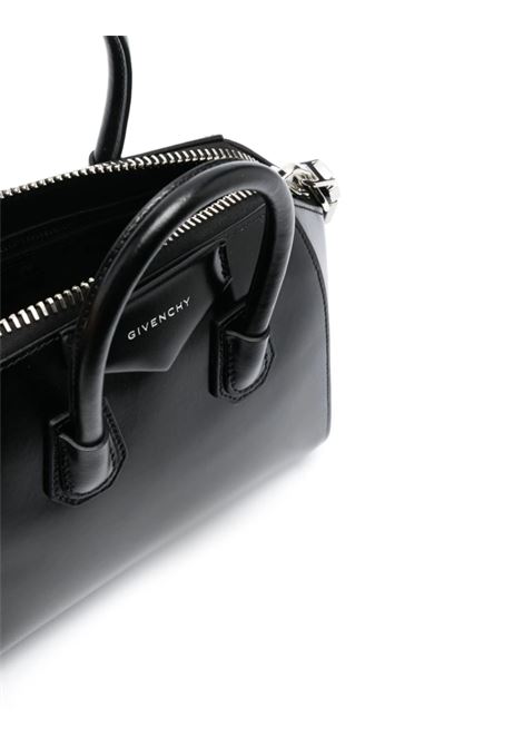 GIVENCHY Borsa Antigona Piccola In Pelle Fiore Nera - GIVENCHY In Saldo