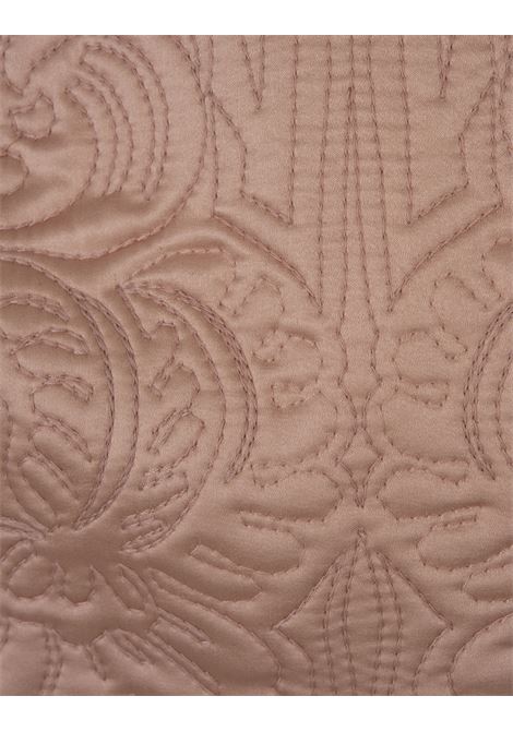 ERMANNO SCERVINO Minigonna In Satin Di Seta Rosa Con Ricami - ERMANNO SCERVINO Moda