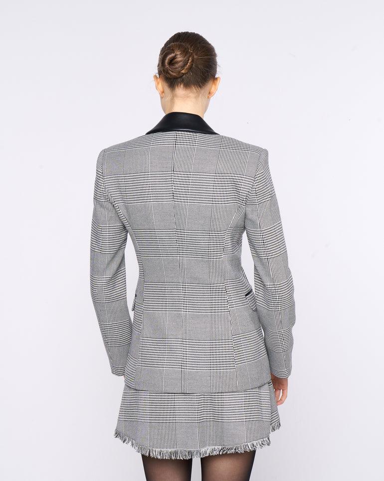 Silvian Heach Blazer avvitato a quadri Outlet