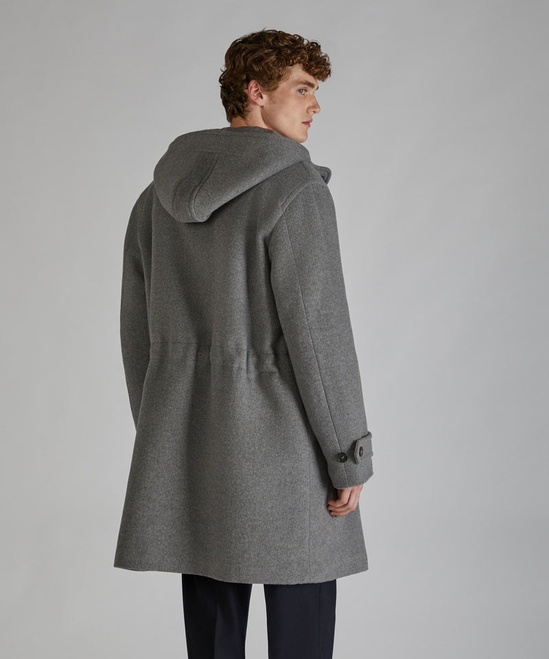 Slowear Parka in panno di lana mélange Offerta