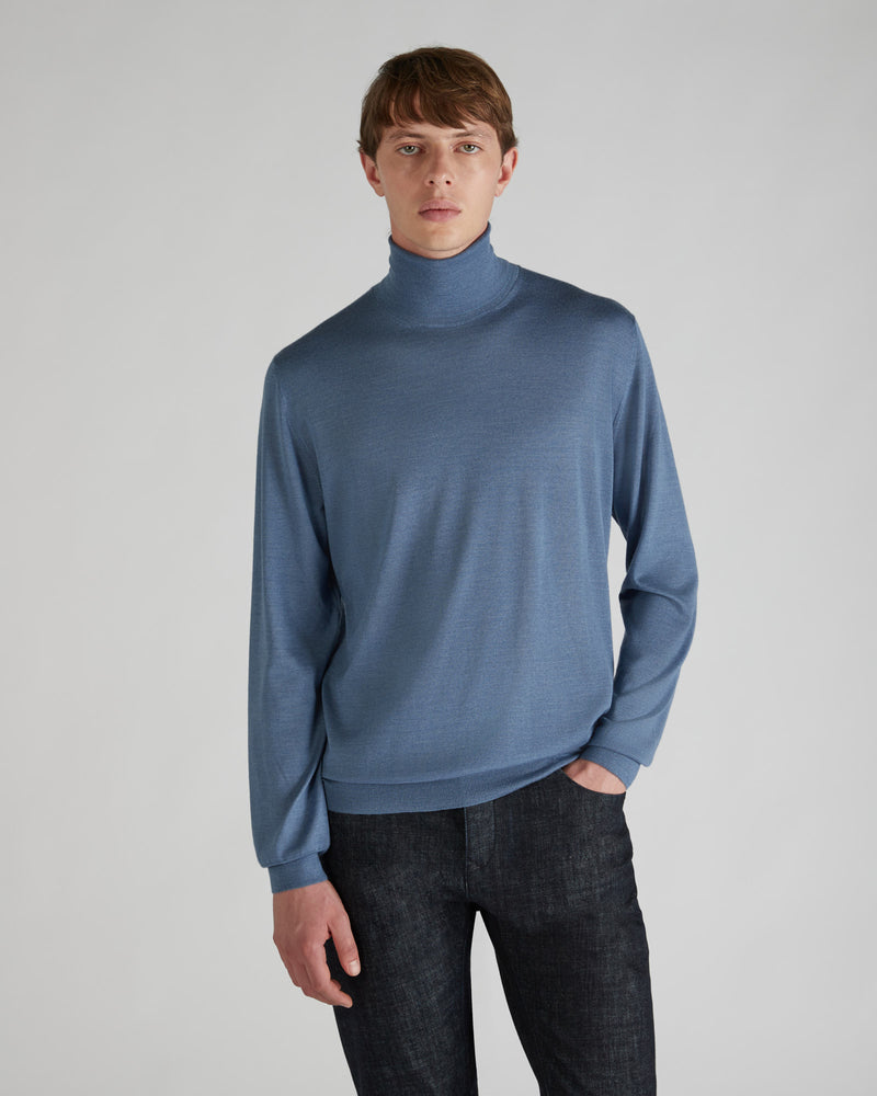 Slowear Dolcevita slim fit in cashmere e seta Outlet