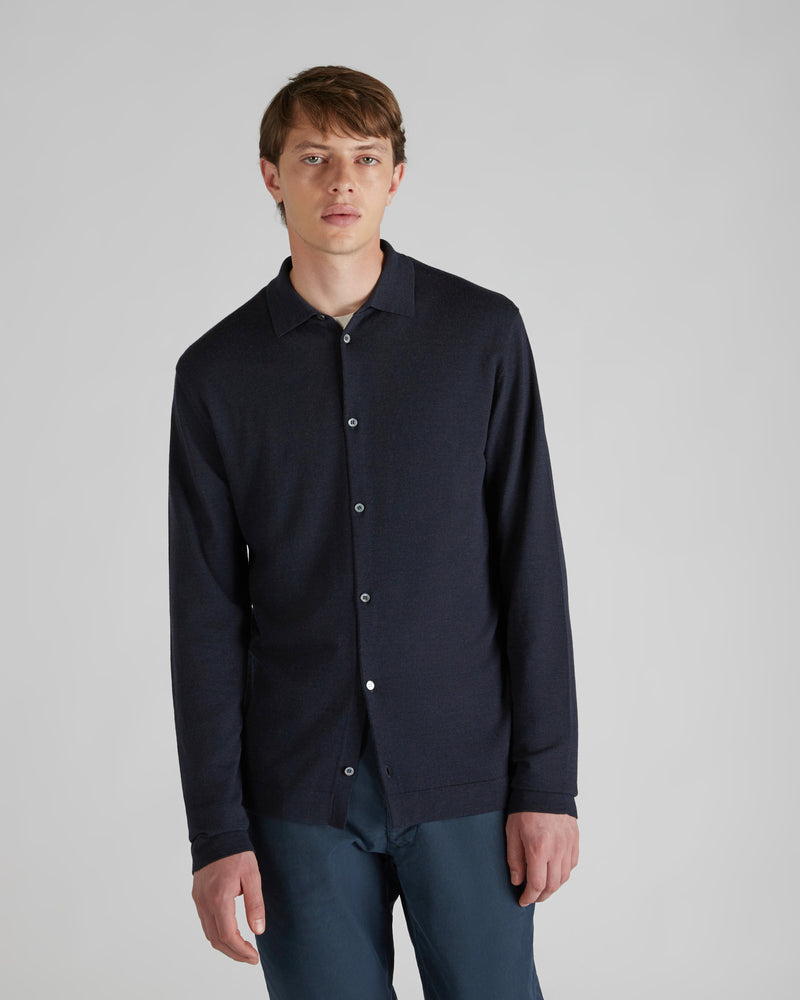 Slowear Camicia slim fit in Flexwool certificato Soddisfazione Garantita