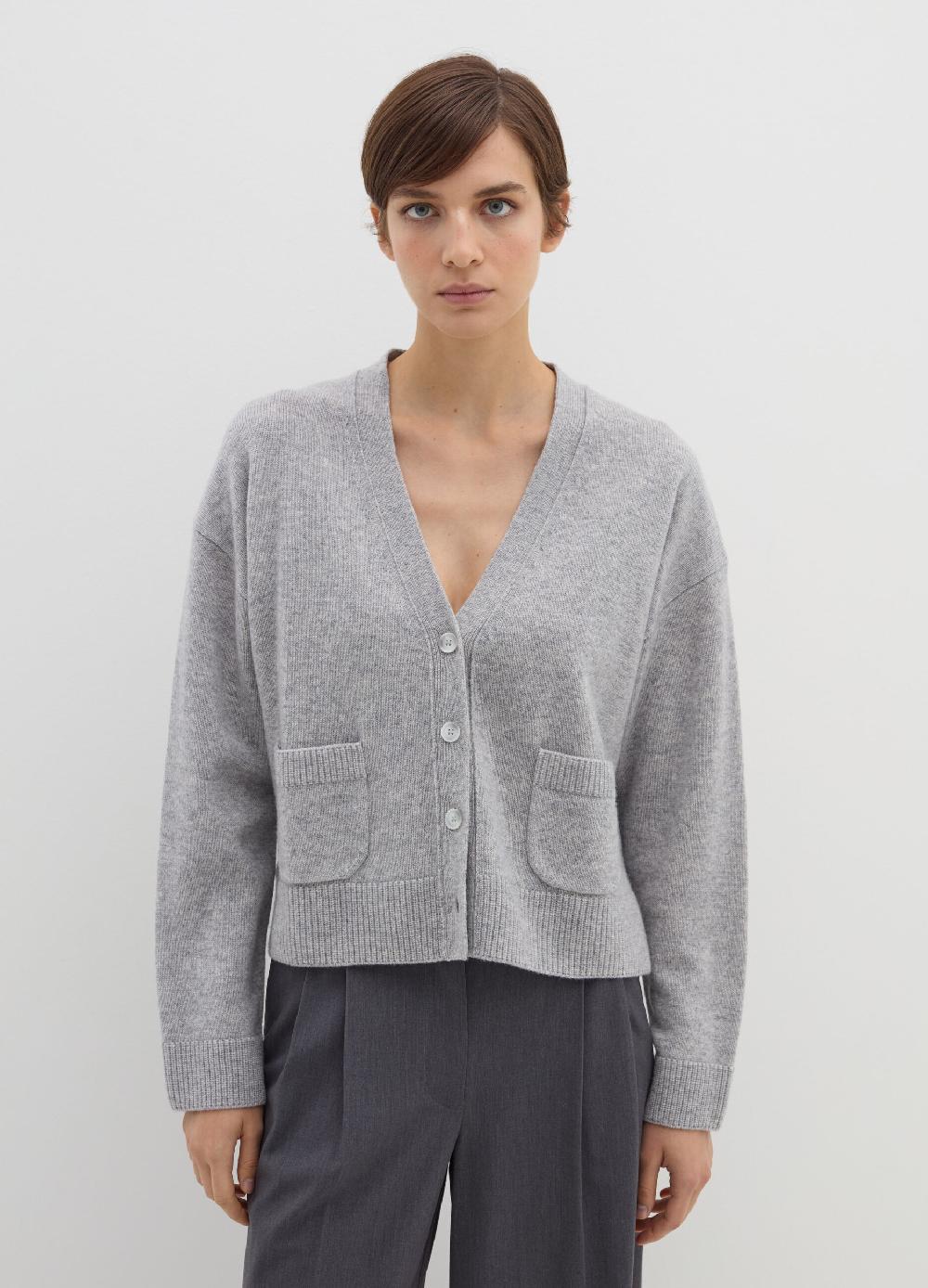 Stefanel Cardigan in lana e cashmere con scollo a V Prezzo Ridotto