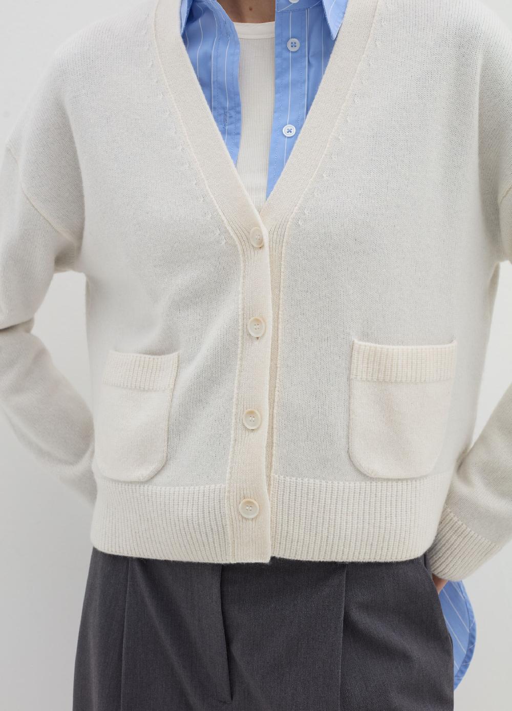 Stefanel Cardigan in lana e cashmere con scollo a V Novità