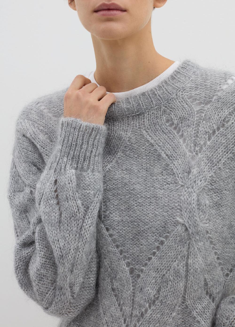 Stefanel Pullover oversize tricot con lurex Italy