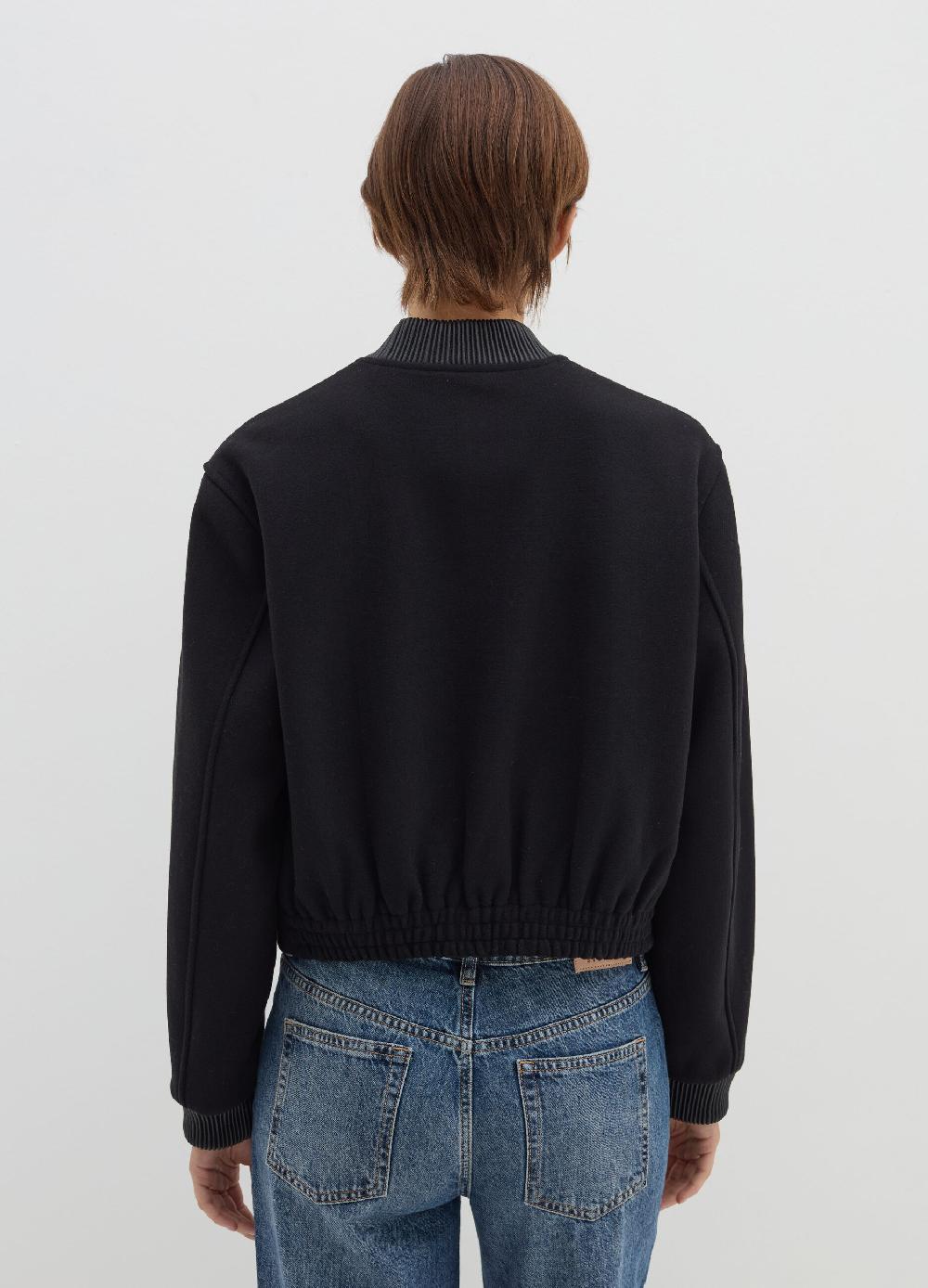 Stefanel Bomber full-zip in tweed Convenienza
